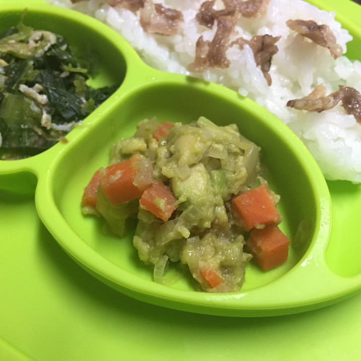離乳食 完了期 色々野菜のアボカド和え レシピ 作り方 By 楽天レシピ